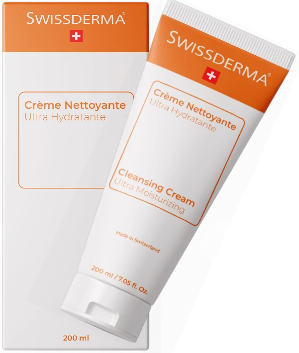 swissderma Creme nettoyante ultra hydratante 2OOml maroc BOITE